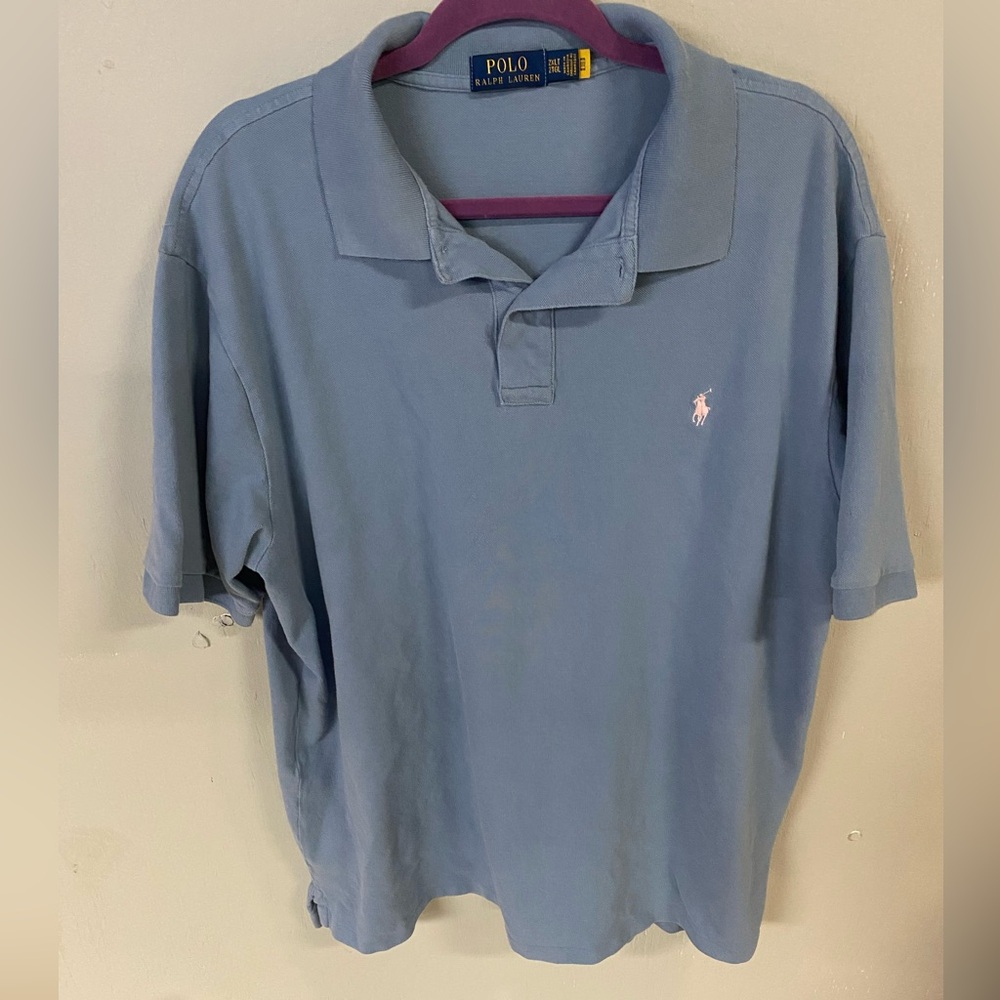 RALPH LAUREN Classic Blue POLO Shirt